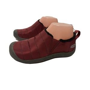 Keen Womens Howser II Slip On Faux Fur Lined Shoes  Size 5